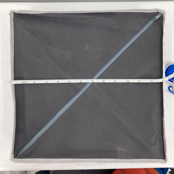 Joyoldelf Gray White Chevron Drawer Divider Collapsible Closet Cabinet Organizer - Picture 4 of 8